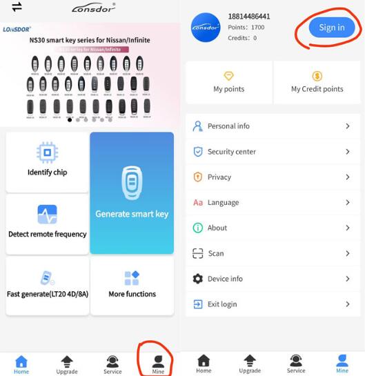lonsdor k518 pro insufficient credit 6