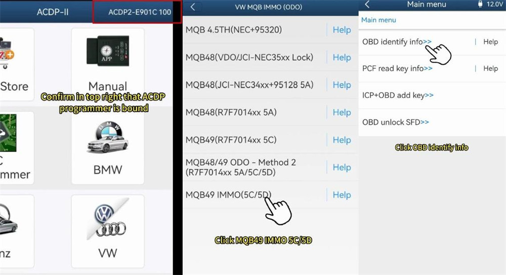 yanhua acdp2 add vw 5c magotan key 1 yanhua acdp2 add vw 5c magotan key 1