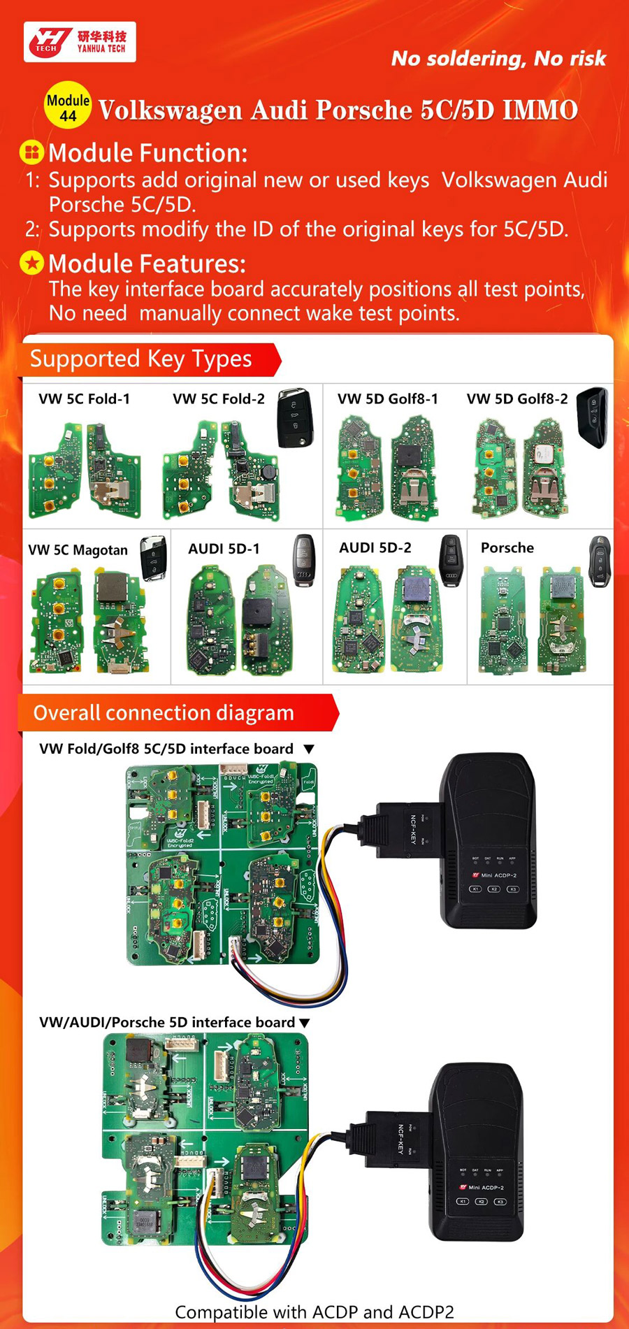 yanhua acdp2 dd vag mqb49 5c 5d key 1