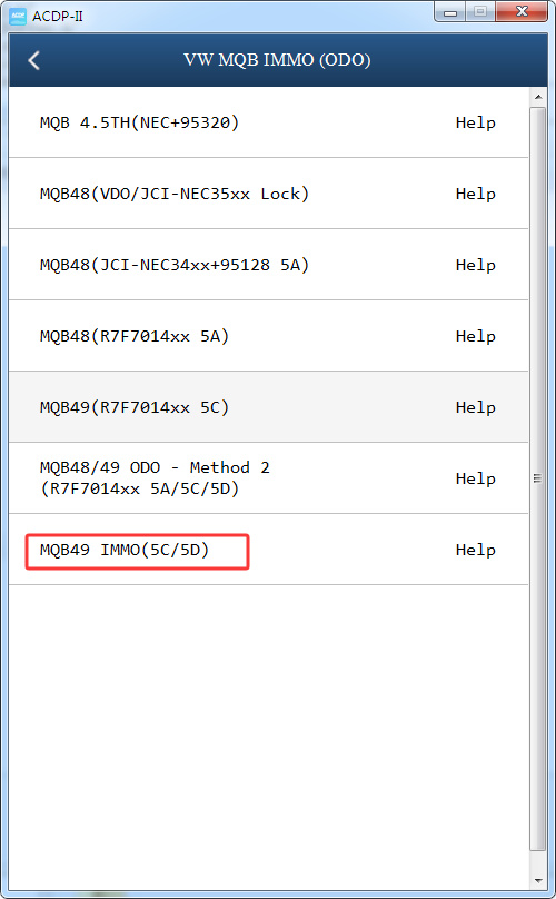 yanhua acdp2 dd vag mqb49 5c 5d key 4