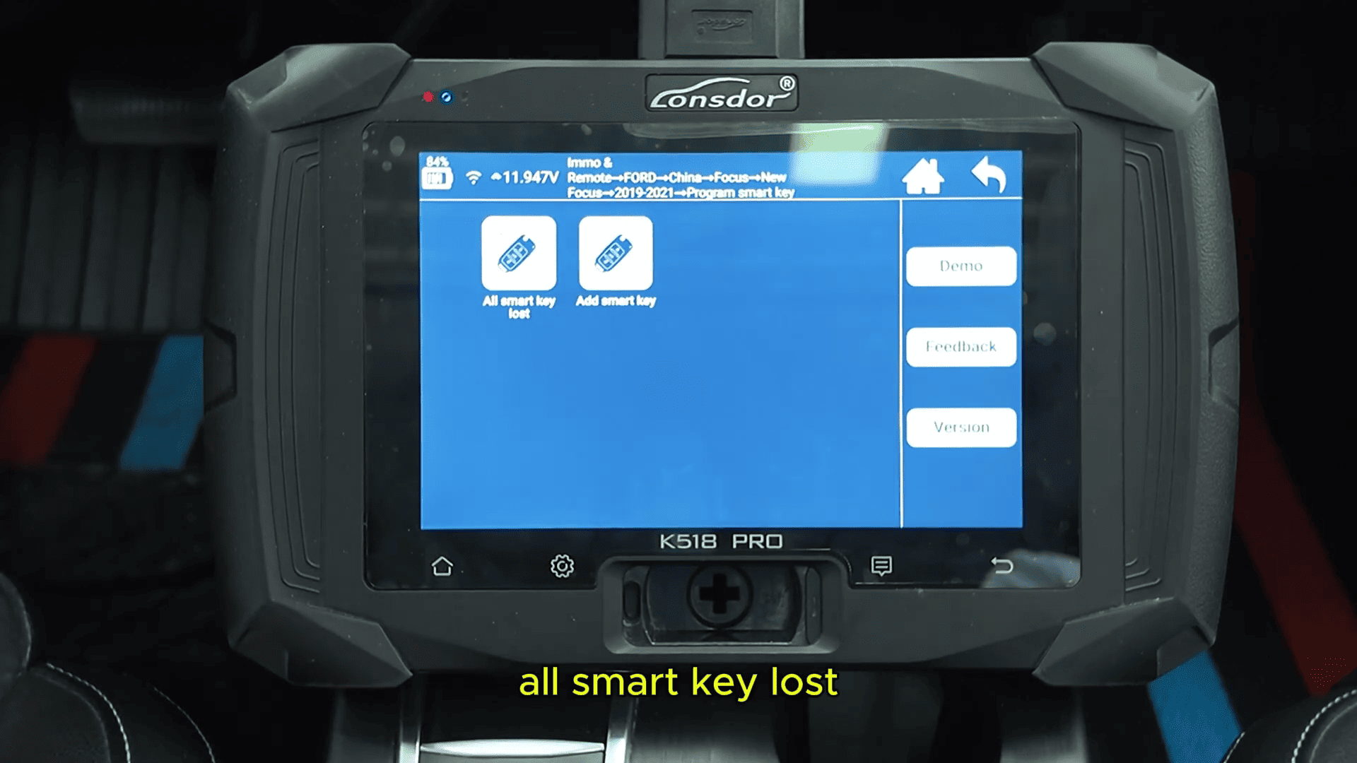 How to Program a 2019 Ford Focus Smart Key Using Lonsdor K518 Pro 4