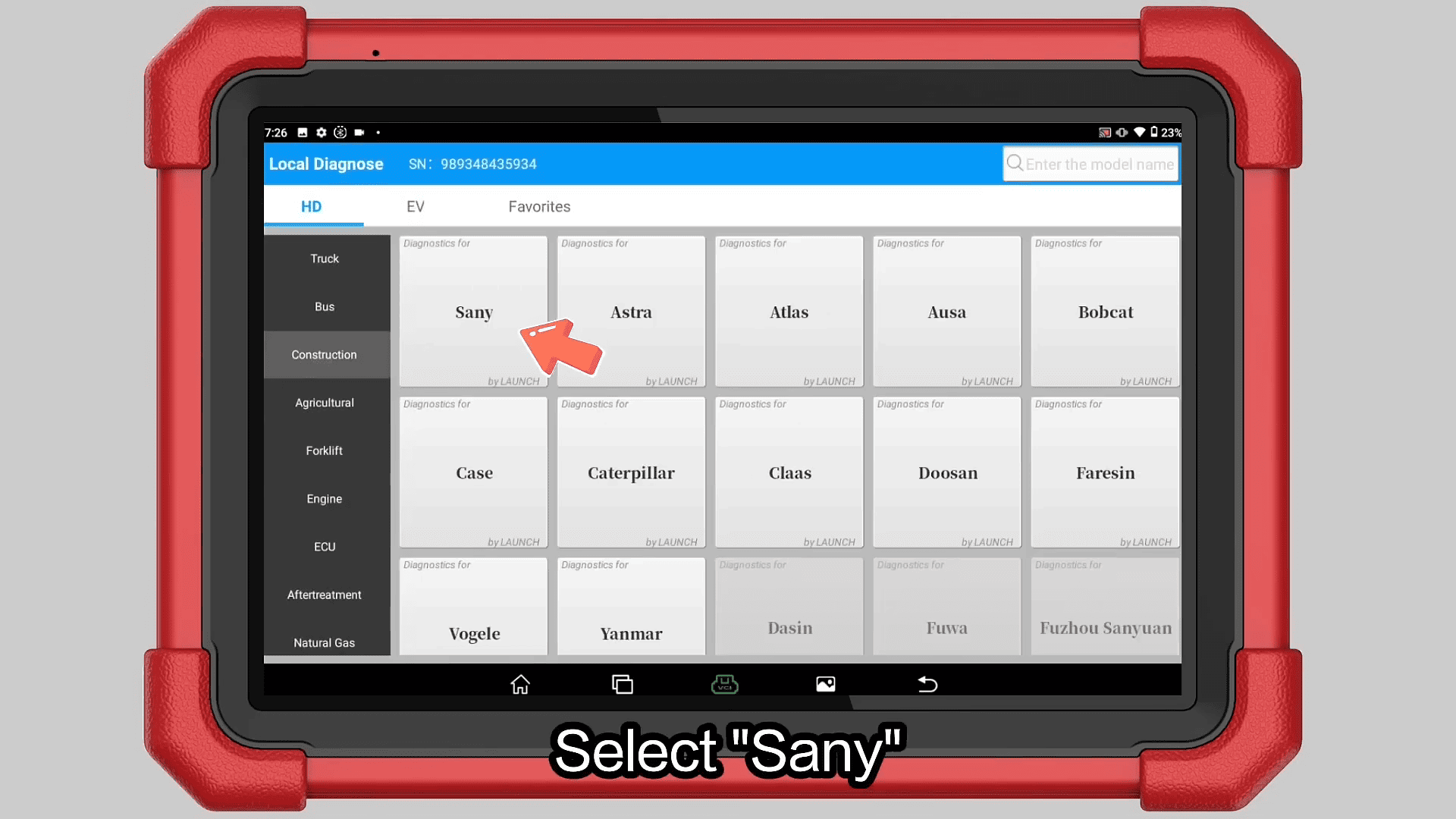 How to Read Data Stream on 2020 Sany C8 Using LAUNCH X431 PAD5 1 How to Read Data Stream on 2020 Sany C8 Using LAUNCH X431 PAD5 1