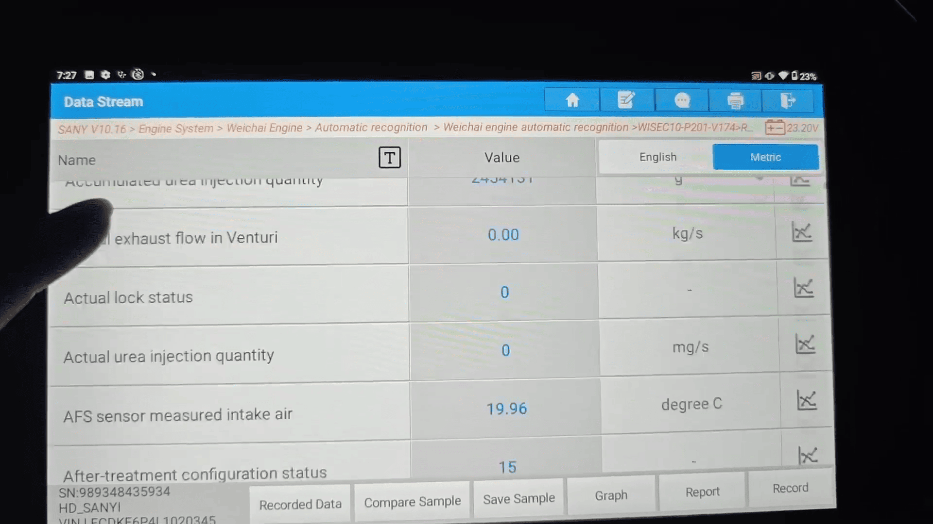 How to Read Data Stream on 2020 Sany C8 Using LAUNCH X431 PAD5 5 How to Read Data Stream on 2020 Sany C8 Using LAUNCH X431 PAD5 5