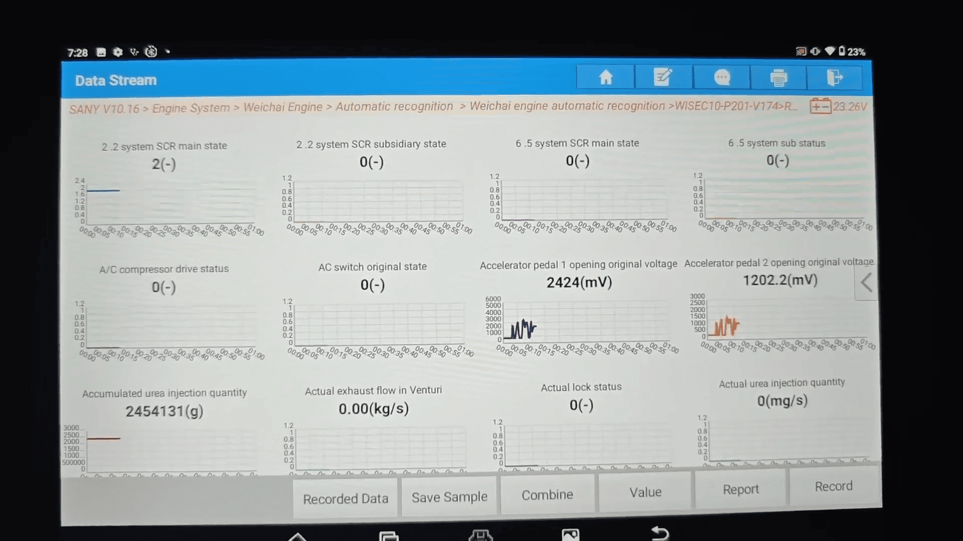 How to Read Data Stream on 2020 Sany C8 Using LAUNCH X431 PAD5 6 How to Read Data Stream on 2020 Sany C8 Using LAUNCH X431 PAD5 6