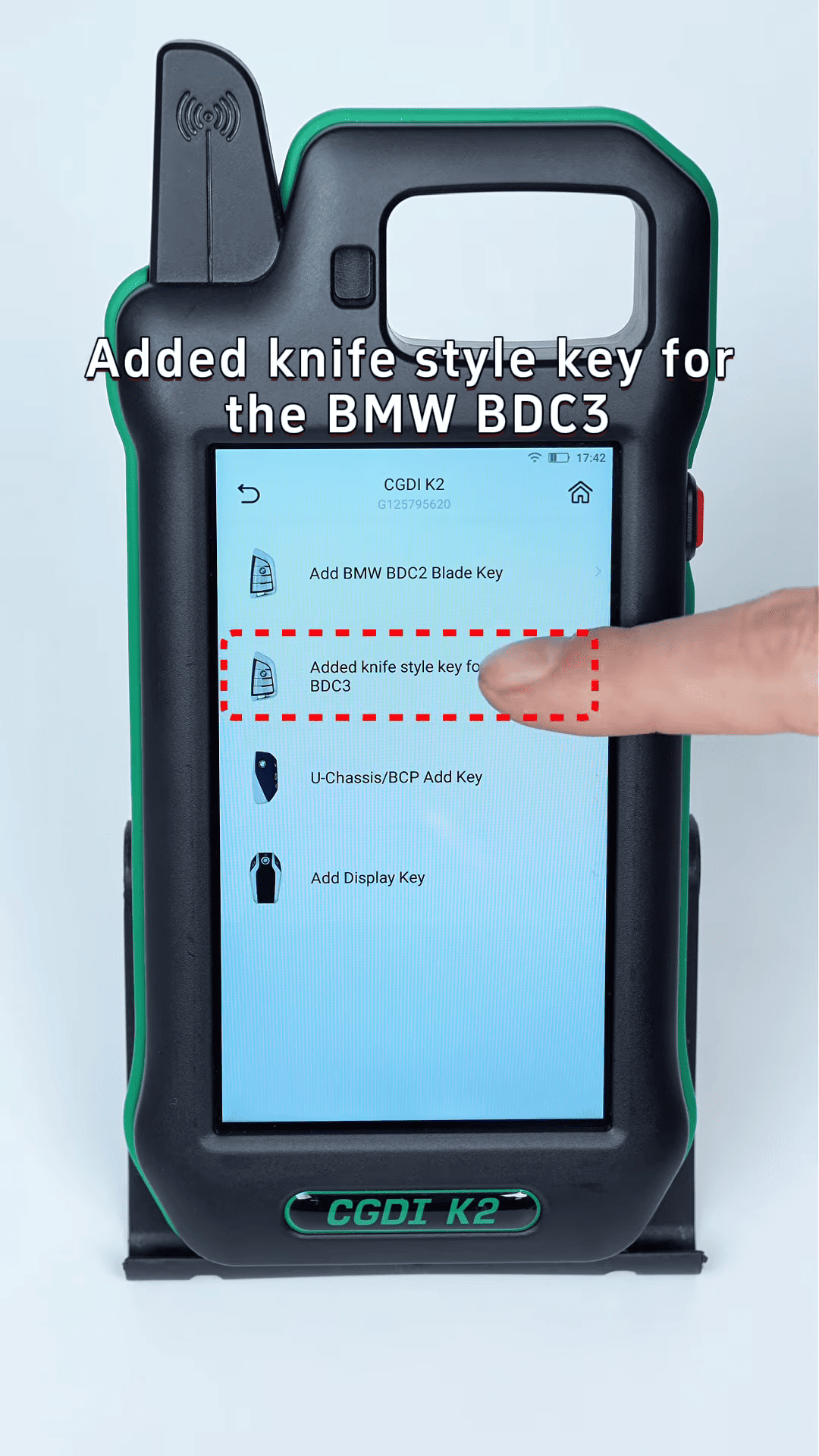 How to Work with Encrypted BDC3 Using CGDI K2 1
