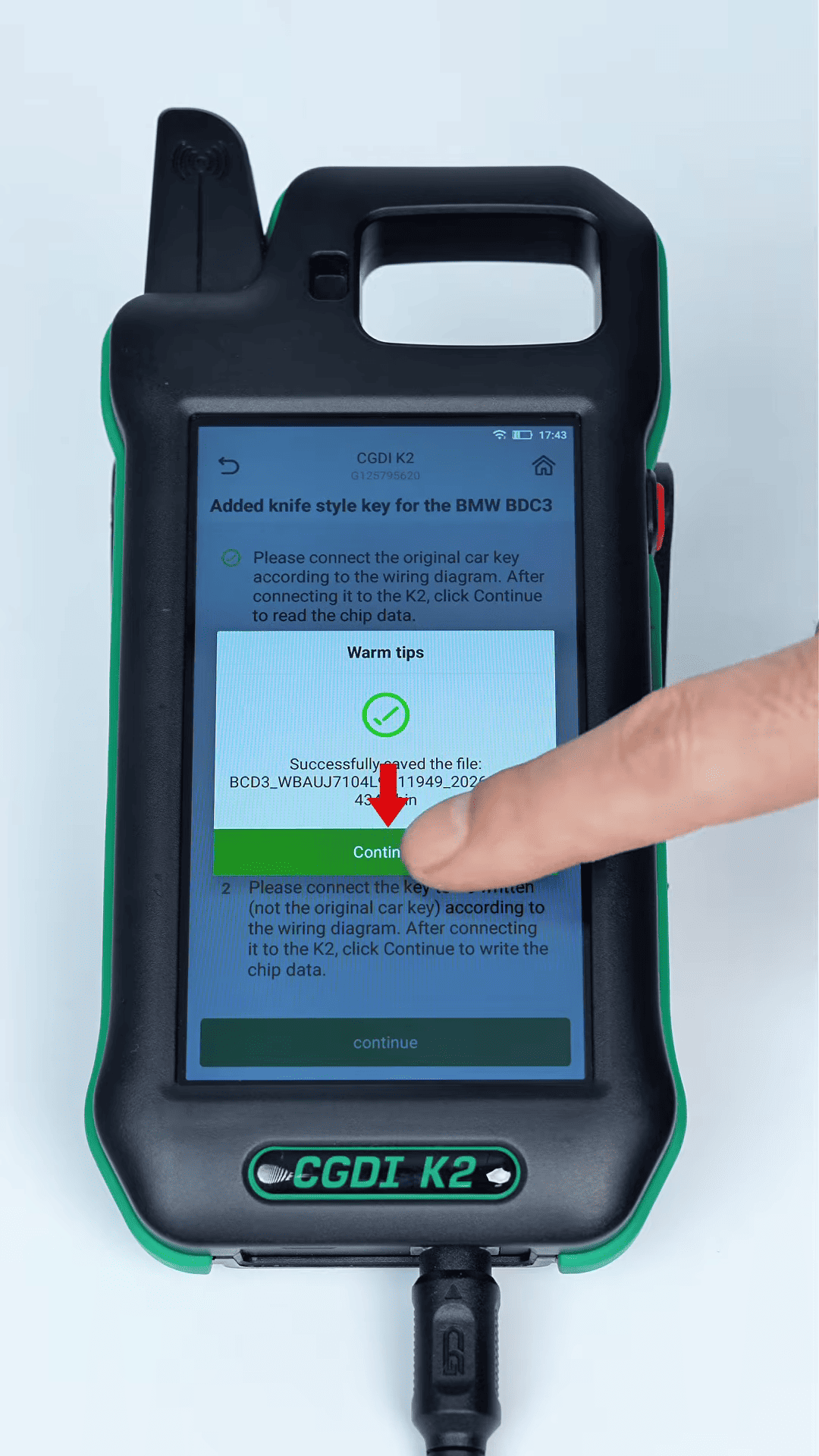 How to Work with Encrypted BDC3 Using CGDI K2 5