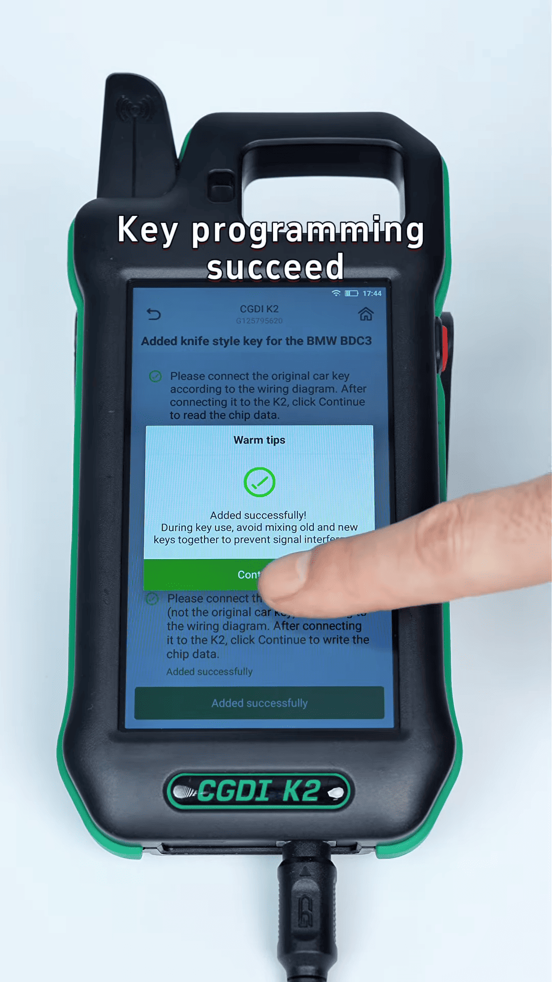 How to Work with Encrypted BDC3 Using CGDI K2 8
