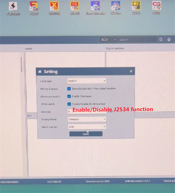 cg fc200 with pcmflash software enable j2534 function 1 cg fc200 with pcmflash software enable j2534 function 1