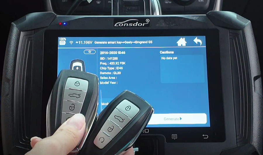 k518 pro program geely emgrand gs akl 1