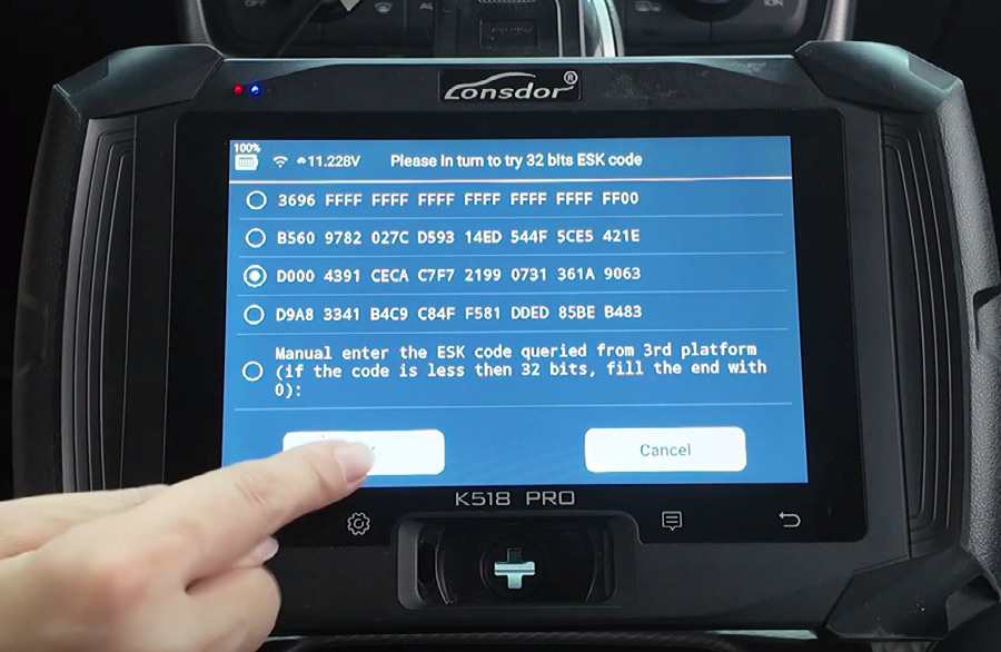 k518 pro program geely emgrand gs akl 5