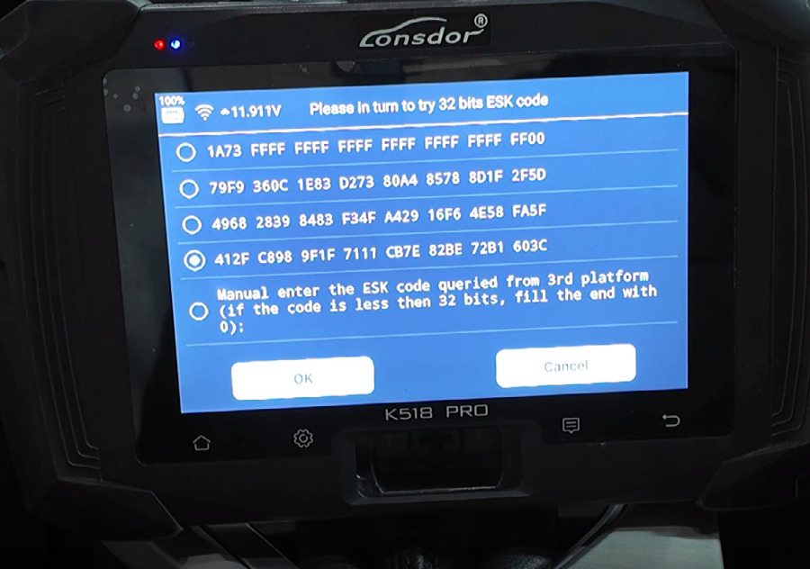 k518 pro program geely new vision key 4