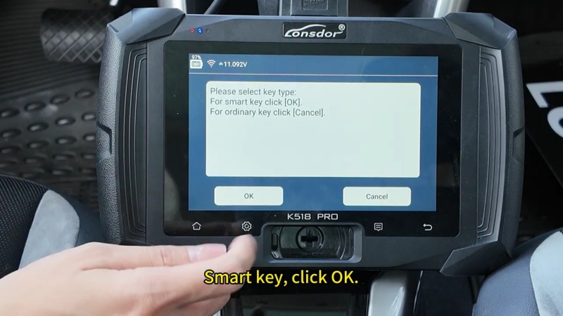 lonsdor k518 pro guide how to add 2022 vw t roc smart key 8