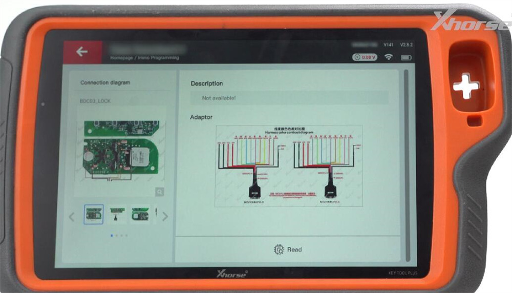 vvdi bmw dedicated adapters clone bdc3 key 9