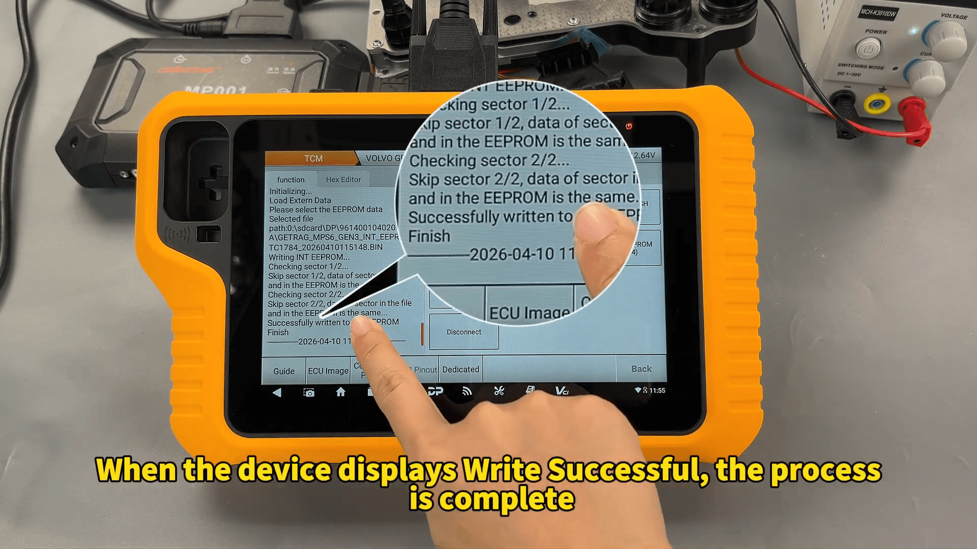 How to Read and Write Volvo MPS6 GEN3 TCM Data 10