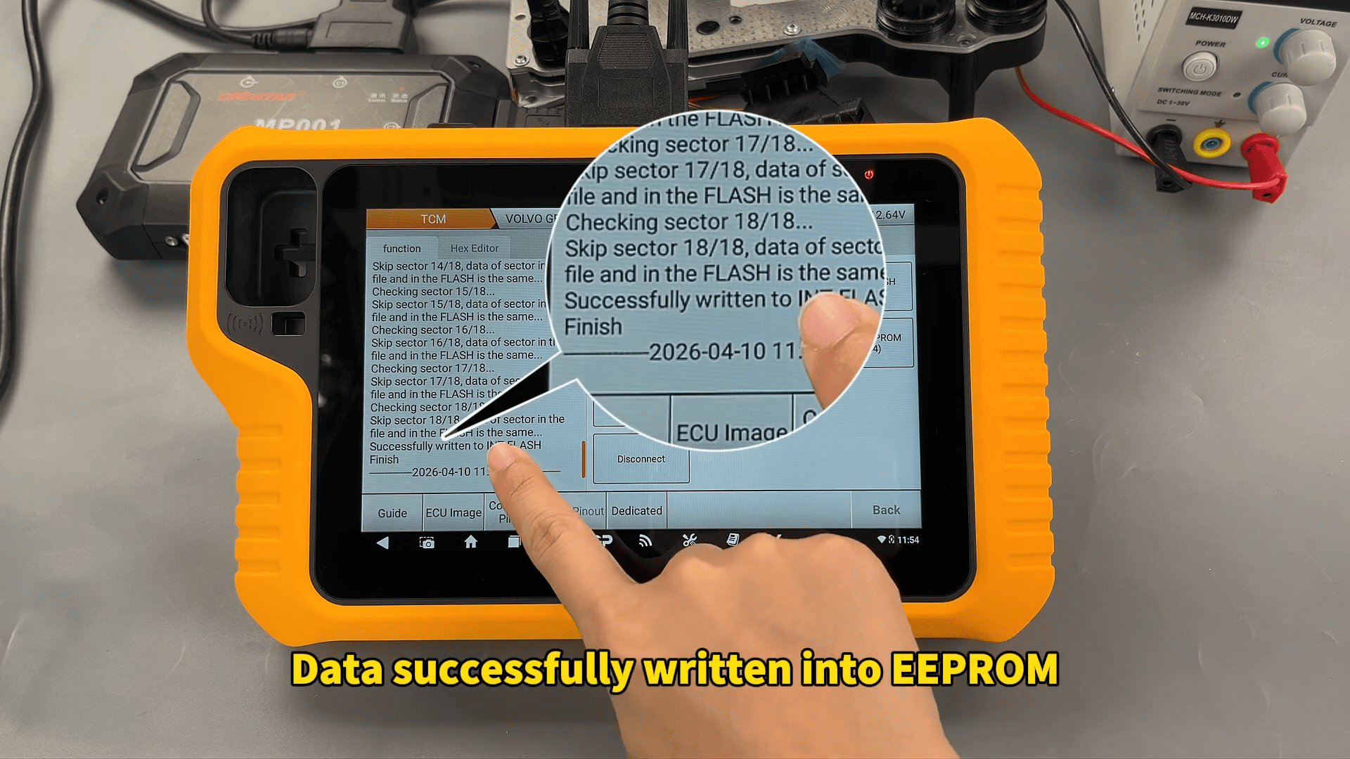 How to Read and Write Volvo MPS6 GEN3 TCM Data 9