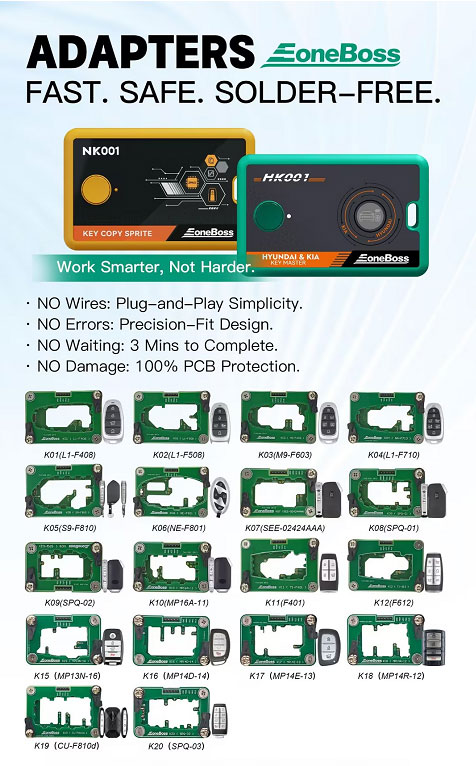 eoneboss hk001 solder free hyundai kia key cloning master