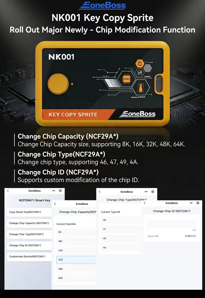 EoneBoss NK001 Key Copy Sprite