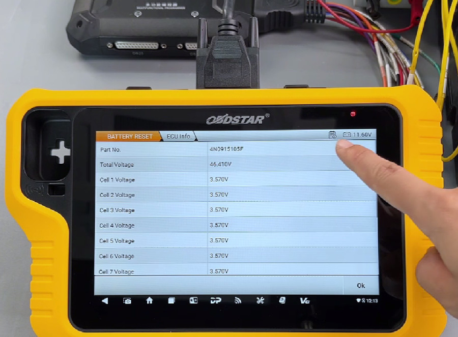 obdstar g3 reset audi bms battery 9