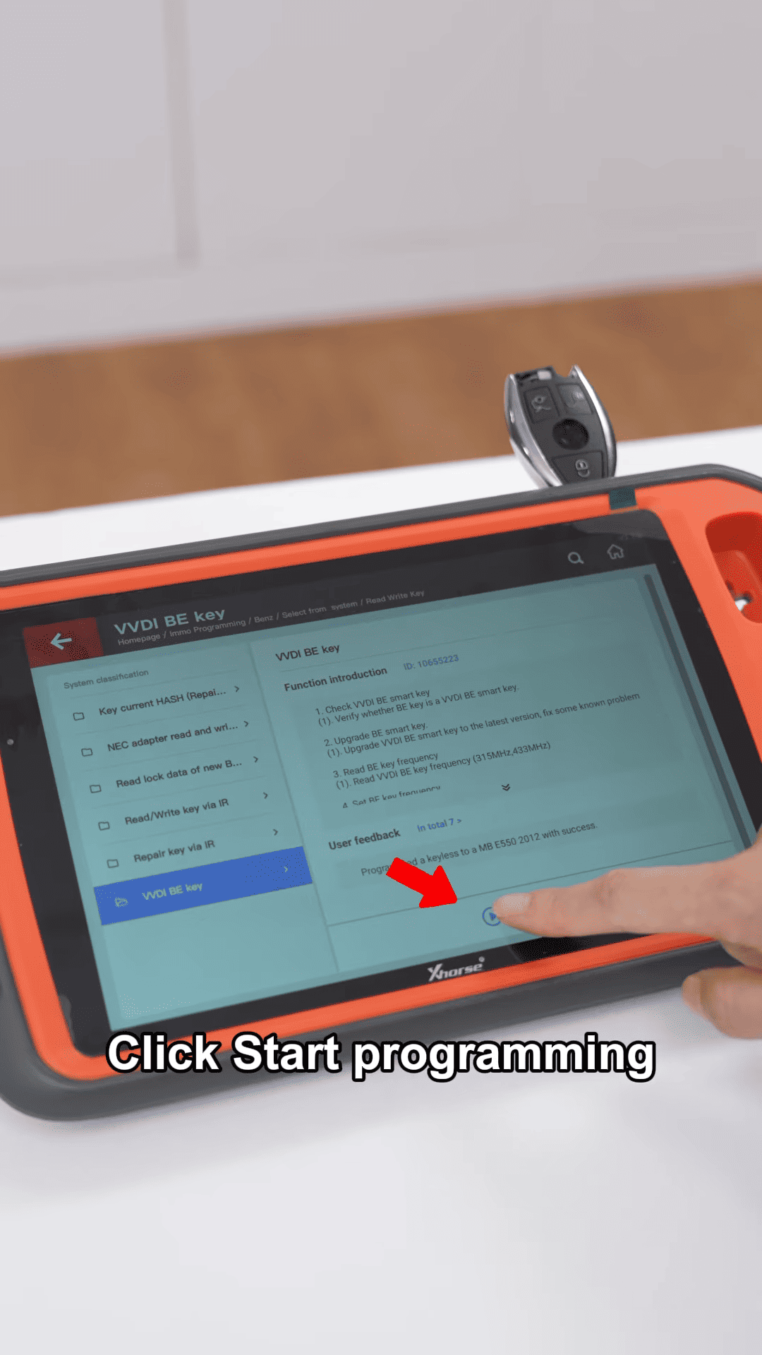 2 Ways to change Mercedes key frequency Using VVDI KEY TOOL PLUS 3