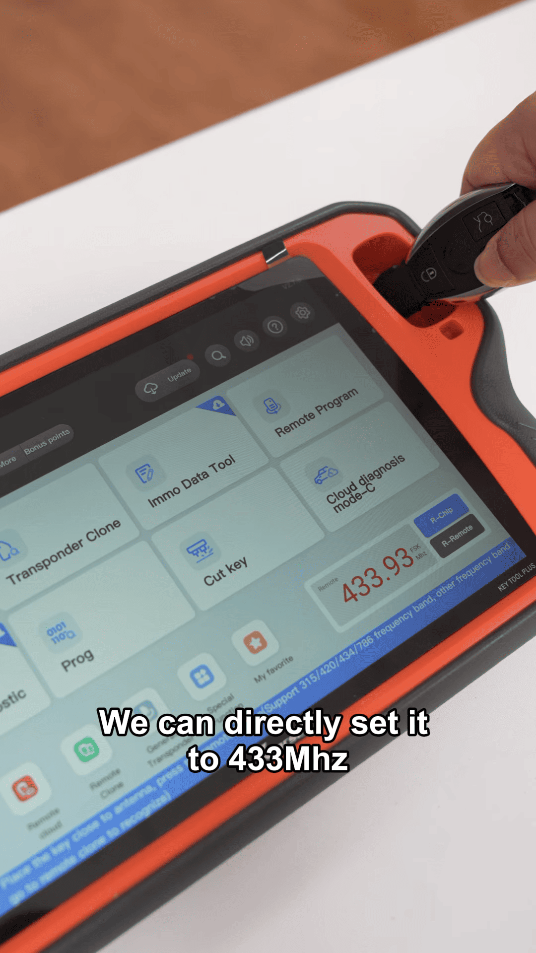 2 Ways to change Mercedes key frequency Using VVDI KEY TOOL PLUS 4