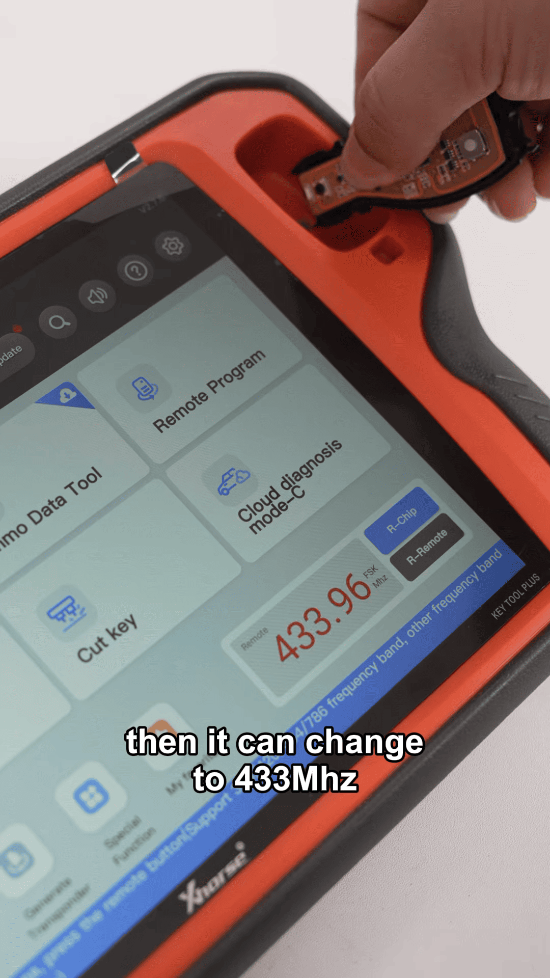 2 Ways to change Mercedes key frequency Using VVDI KEY TOOL PLUS 6
