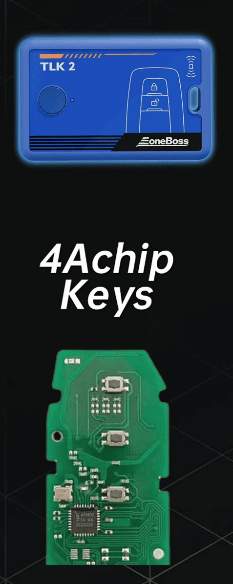 TLK2 works exactly the same way but is designed for Toyota/Lexus 4A OEM smart keys