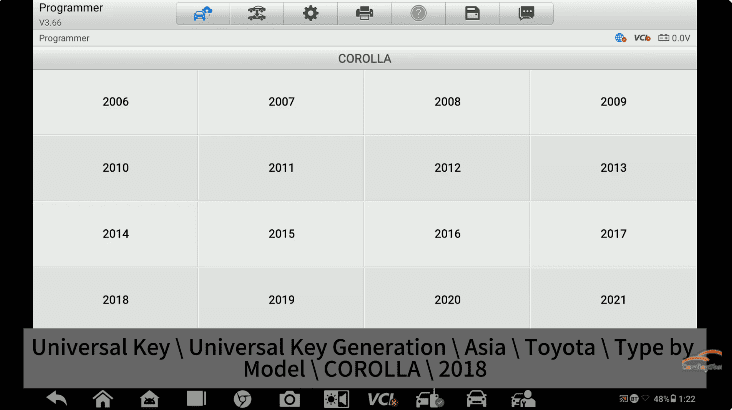 How to Add a Smart Key to a 2018 Toyota Corolla with Autel IM608 II 4