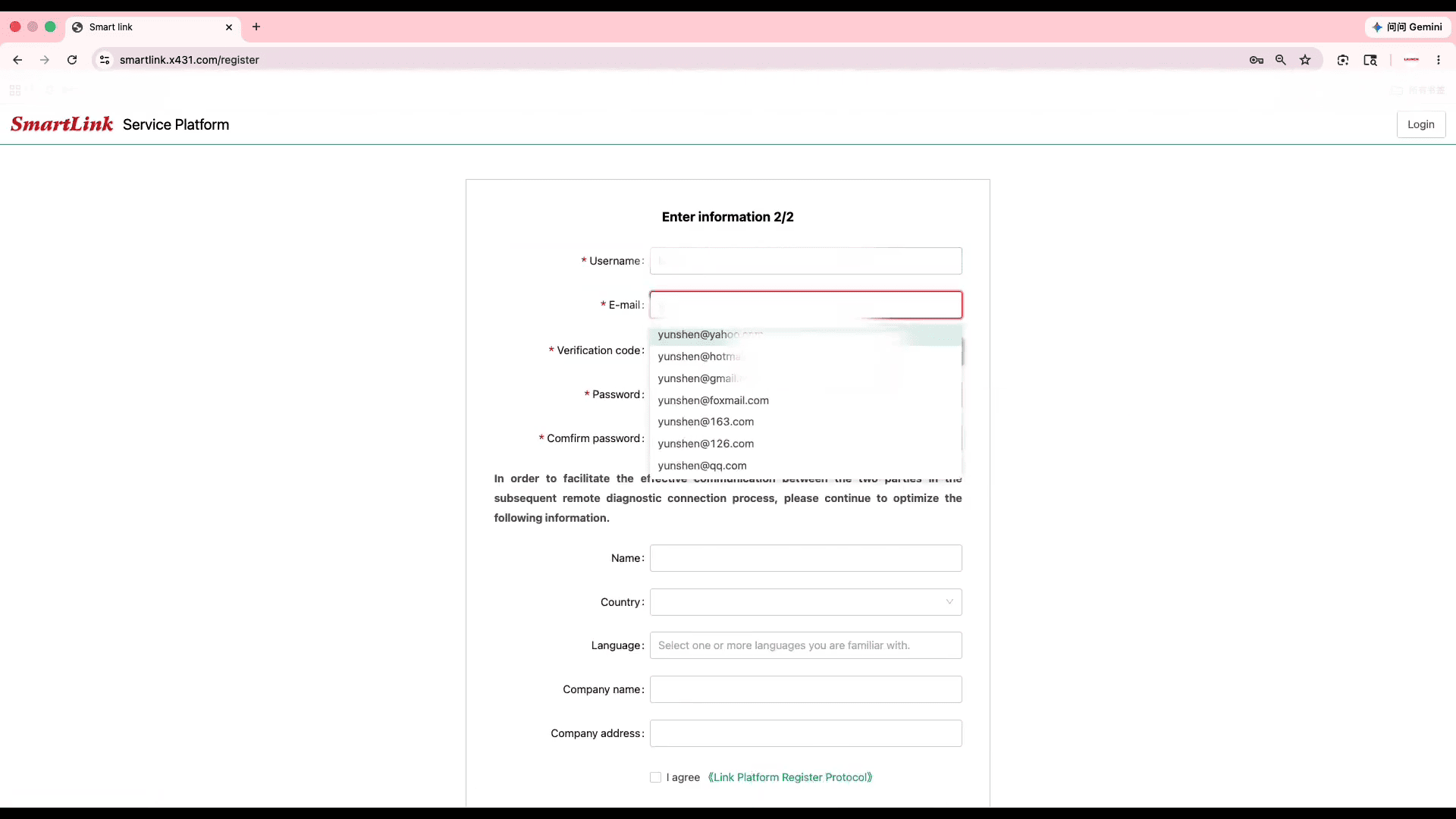 How to Register and Activate LAUNCH SmartLink C Platform Account 2