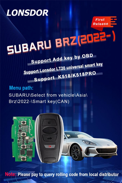 LONSDOR SUBARU BRZ (2022-)