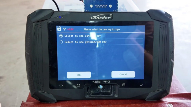 program a 2023 bmw 5 series smart key lonsdor k518pro solution 8