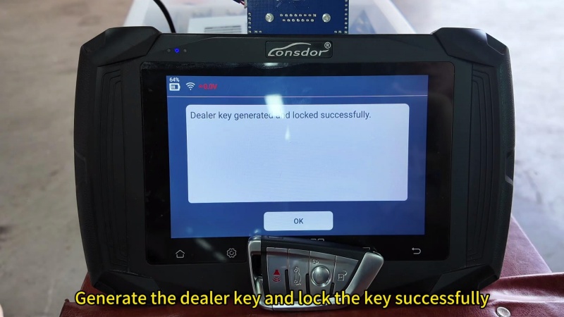 program a 2023 bmw 5 series smart key lonsdor k518pro solution 9