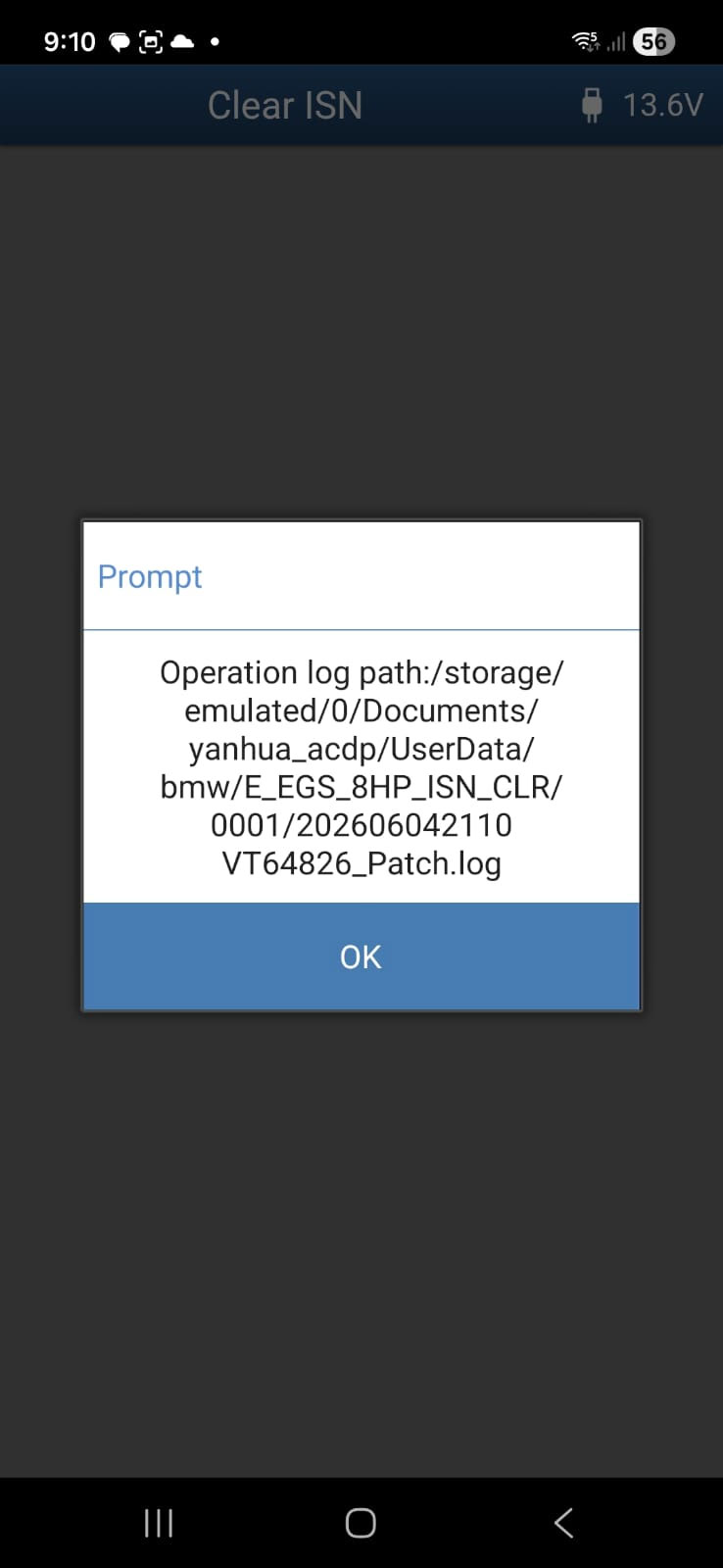 yanhua acdp clear isn data error on bmw 8hp e84 solution 1
