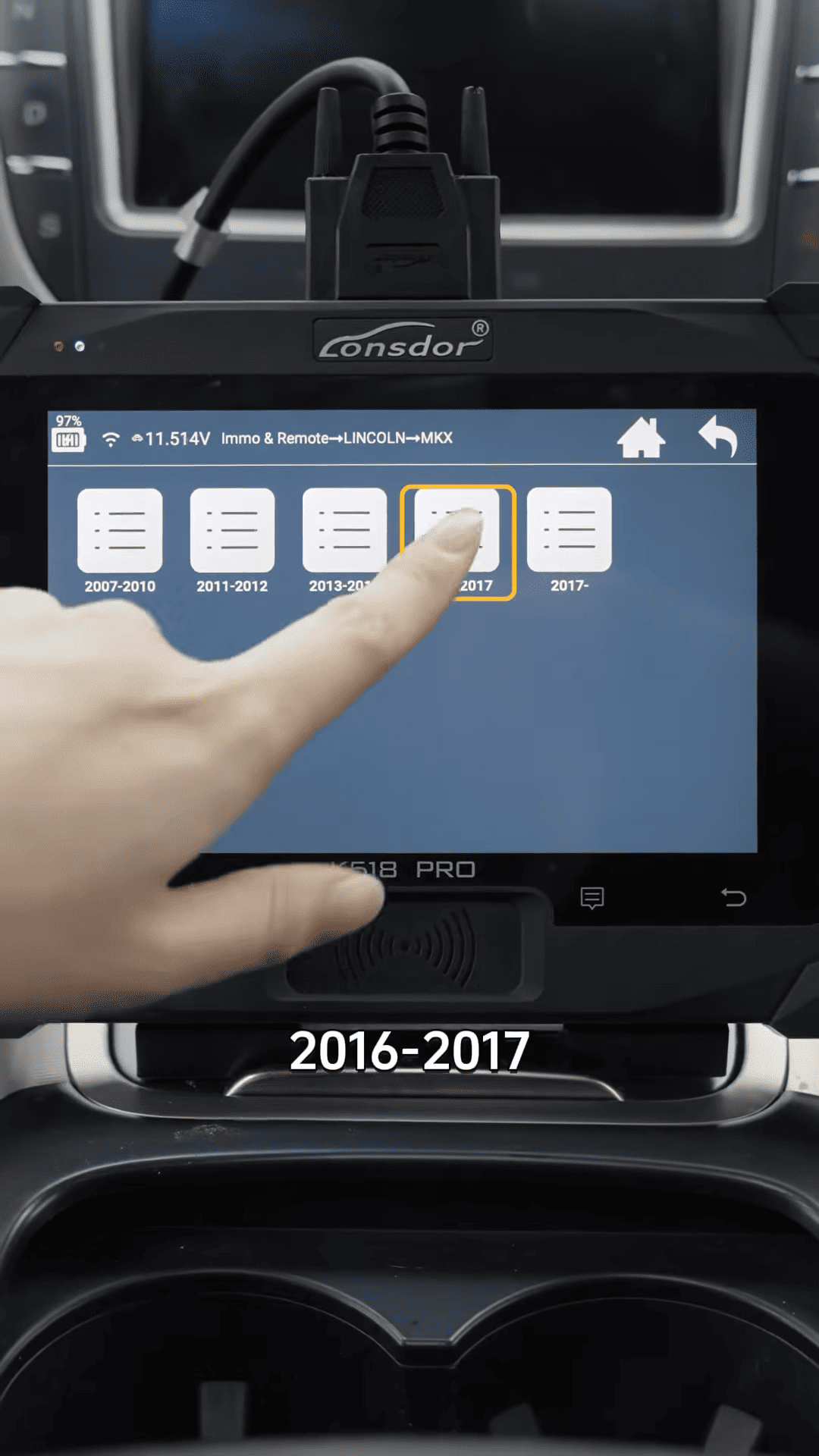 Ford MKX Smart Key Programming Using Lonsdor K518 Pro 1