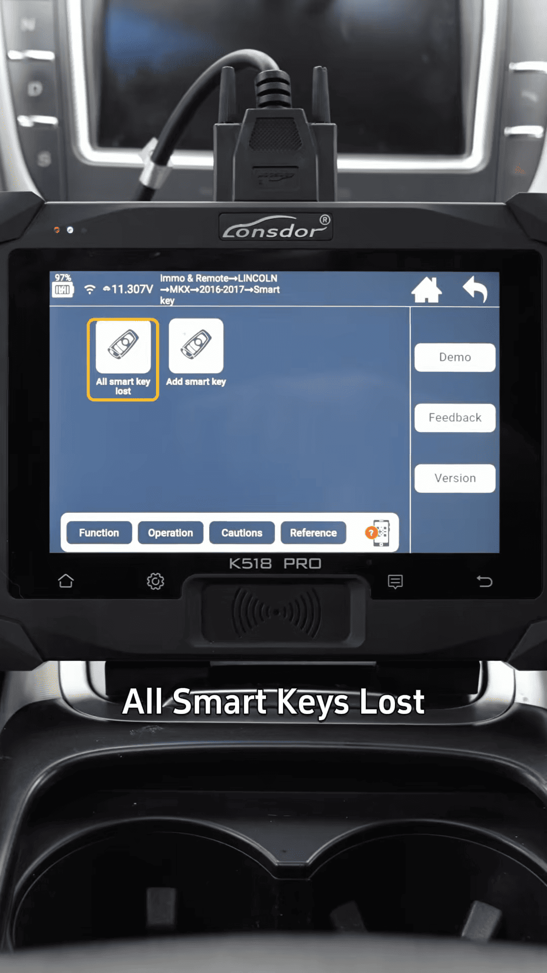 Ford MKX Smart Key Programming Using Lonsdor K518 Pro 2