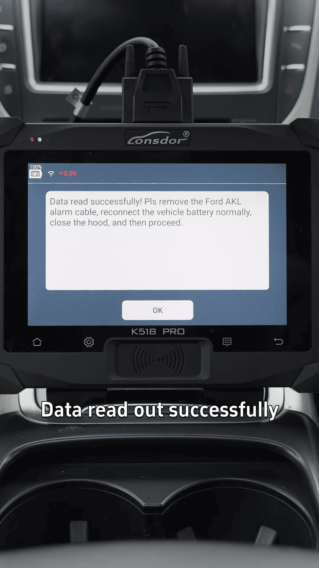 Ford MKX Smart Key Programming Using Lonsdor K518 Pro 6
