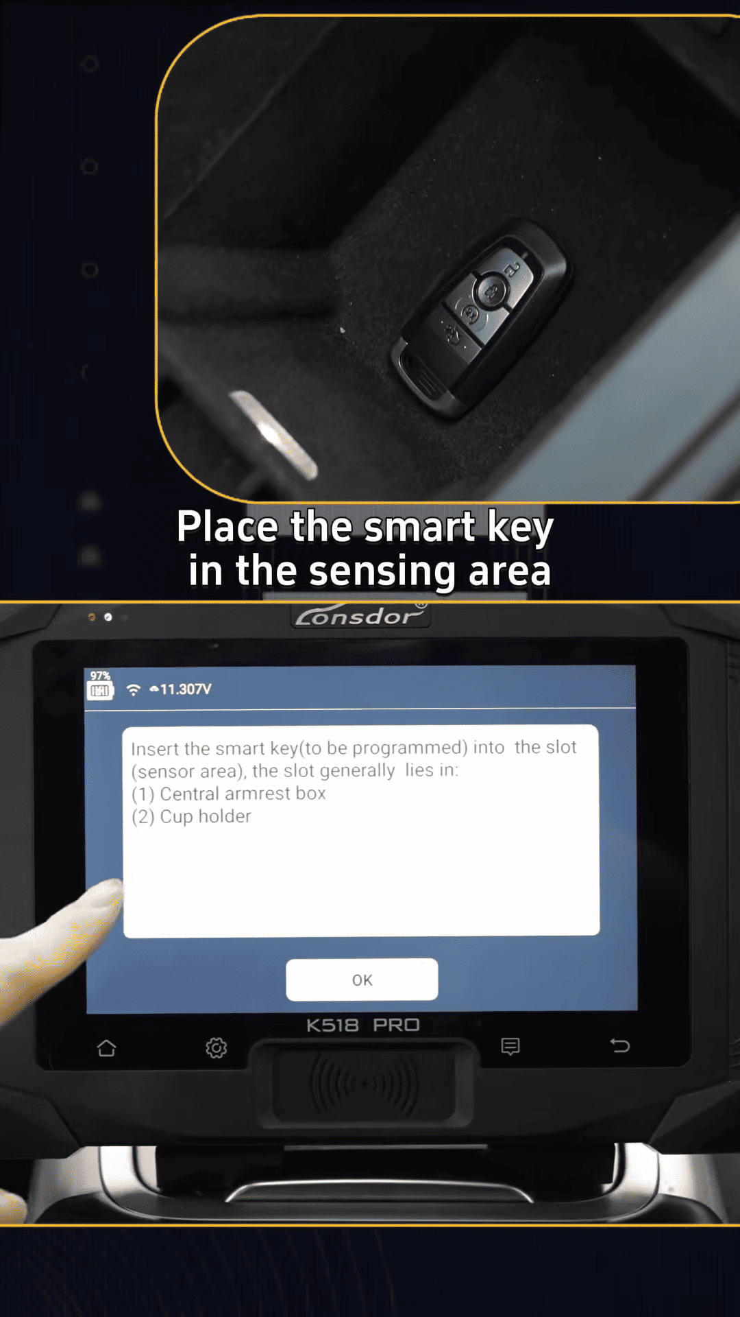 Ford MKX Smart Key Programming Using Lonsdor K518 Pro 7