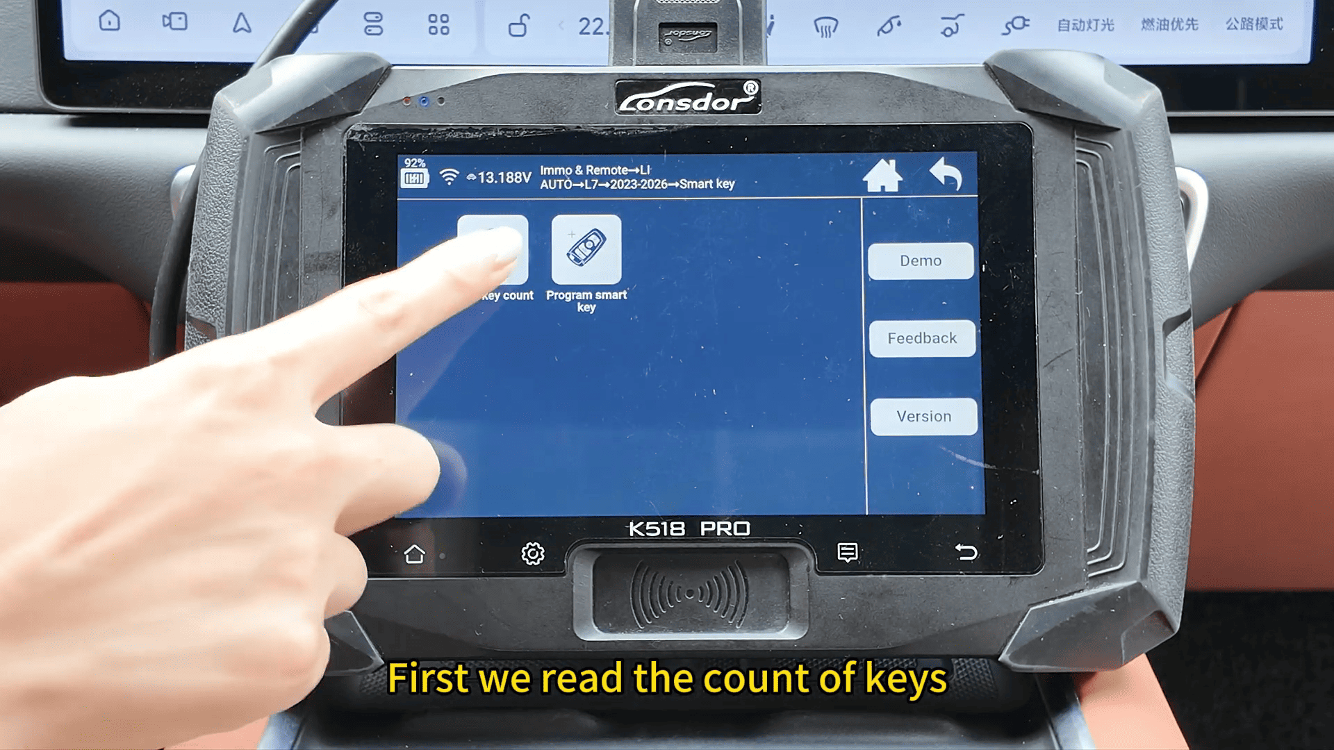 How to Program All Keys Lost for 2025 Li Auto L7 Using Lonsdor K518 Pro 2