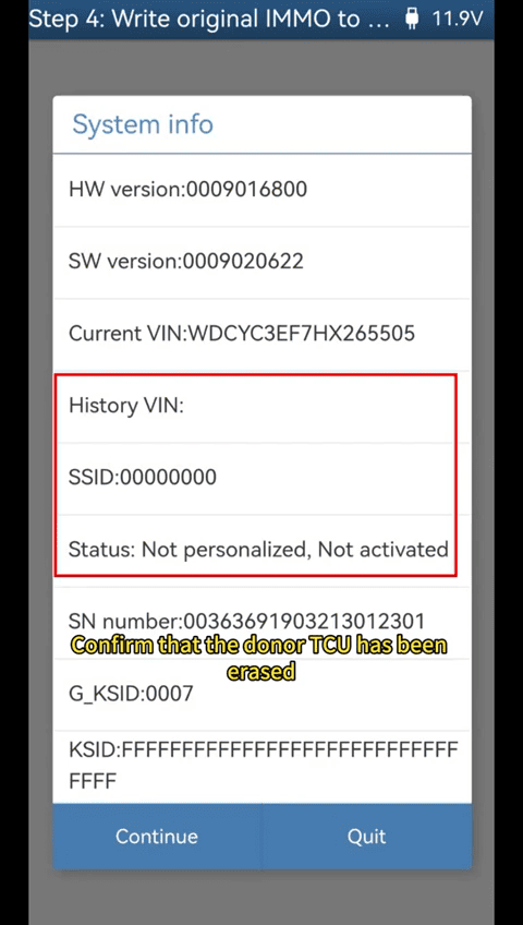 How to Transfer VGS4 TCU Immo Data Using YANHUA Module46 9