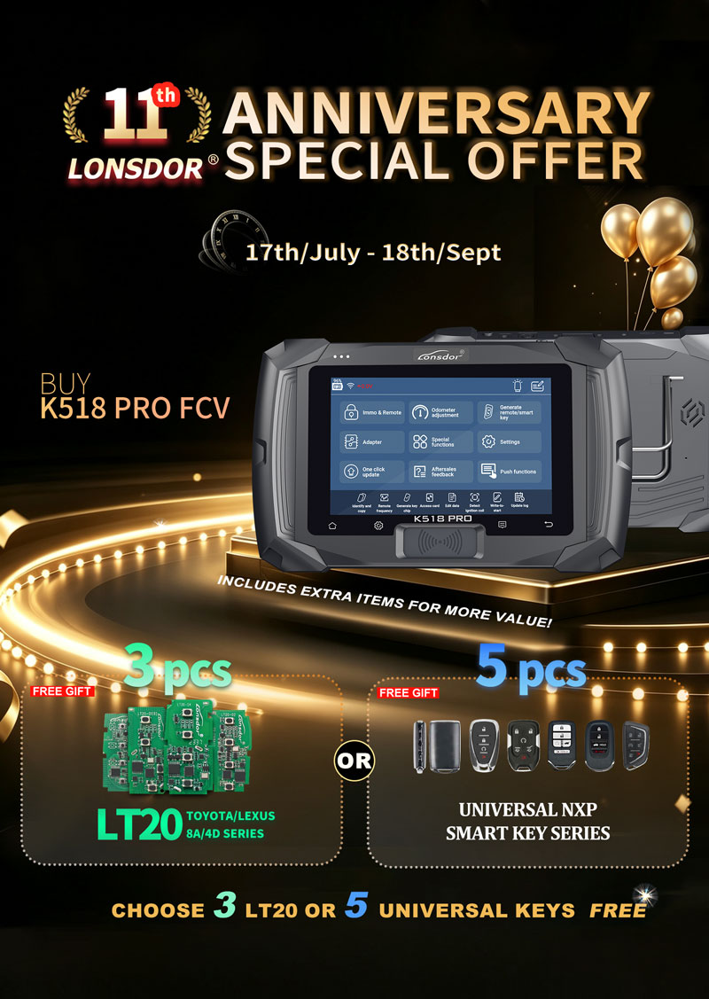 limited time lonsdor promotion up to 8 free keys with k518 pro 1 limited time lonsdor promotion up to 8 free keys with k518 pro 1