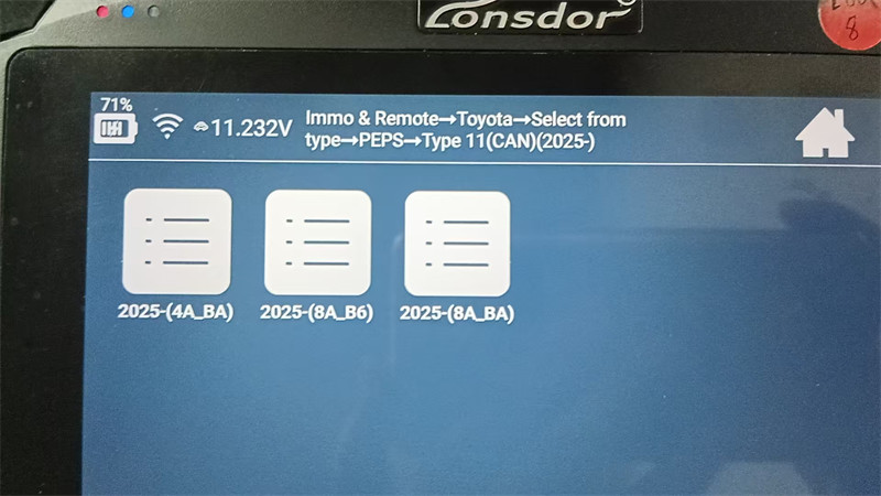 lonsdor k518 pro add 2025+ lexus 8a b6 immo 3