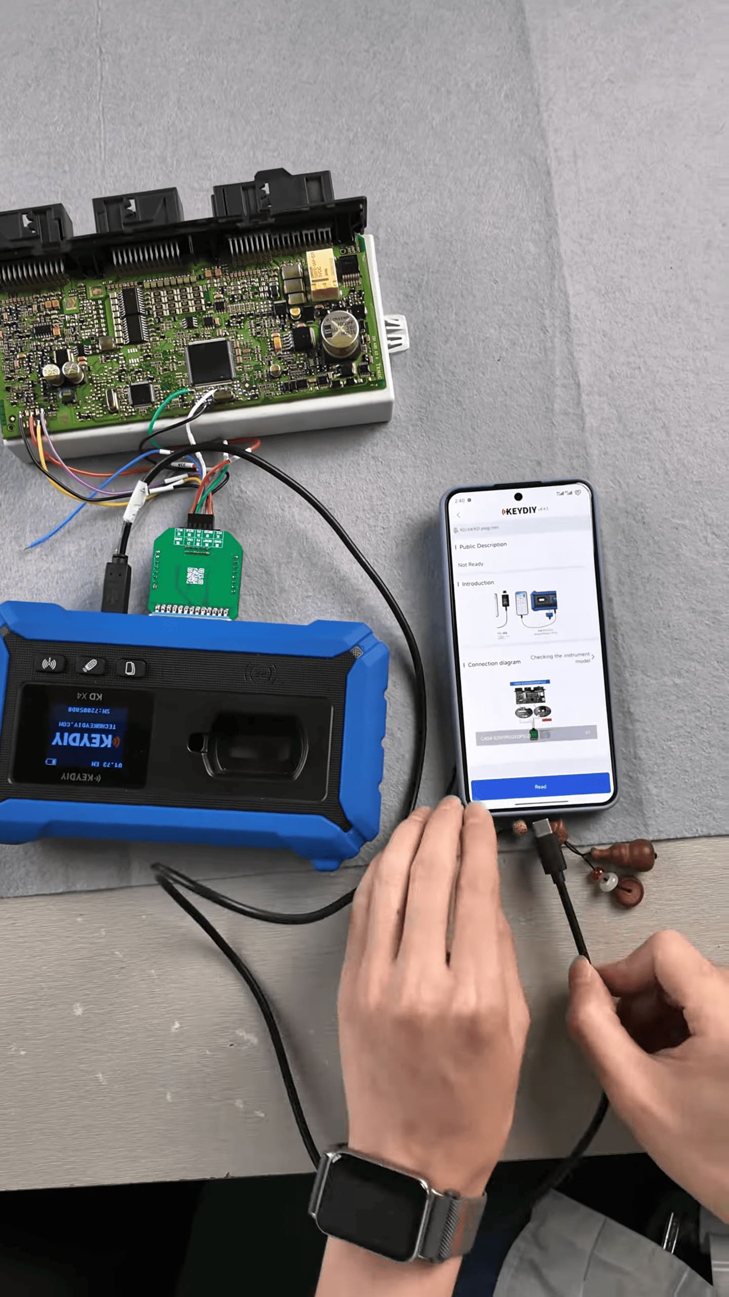 KEYDIY KD-X4 and KD-EPA Adapter