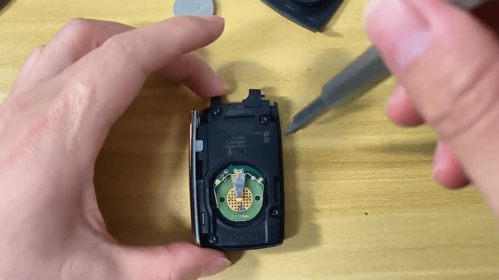 Disassemble the Original Key and Prepare Wiring