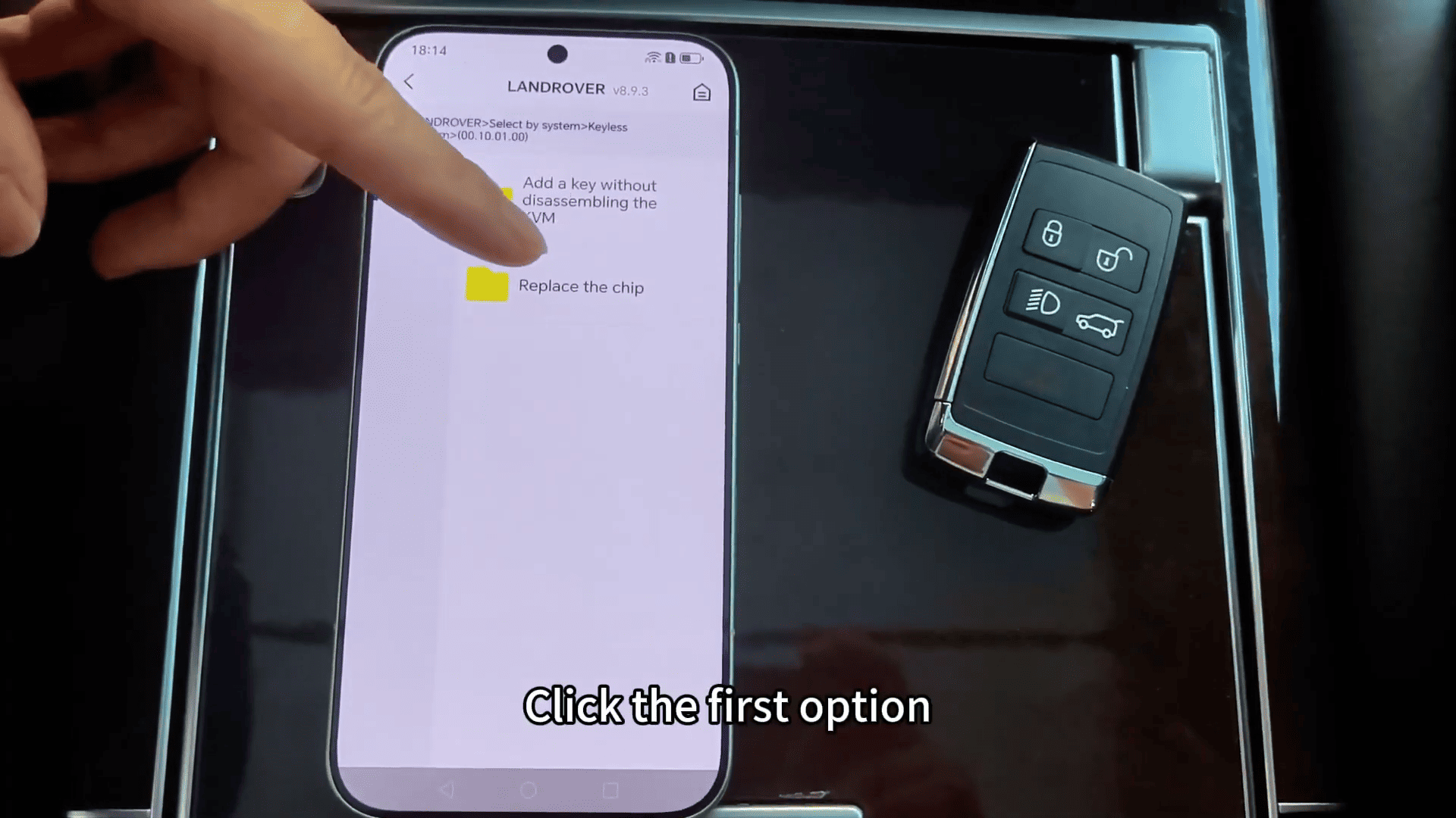 KD-X4 APP Read Original Key Data