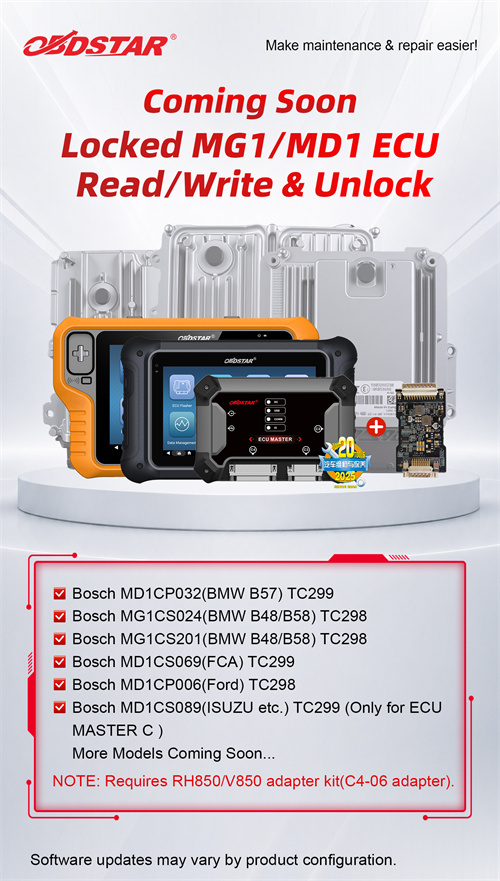 Bosch MD1 MG1 (B57/B48/B58) TC298 TC299