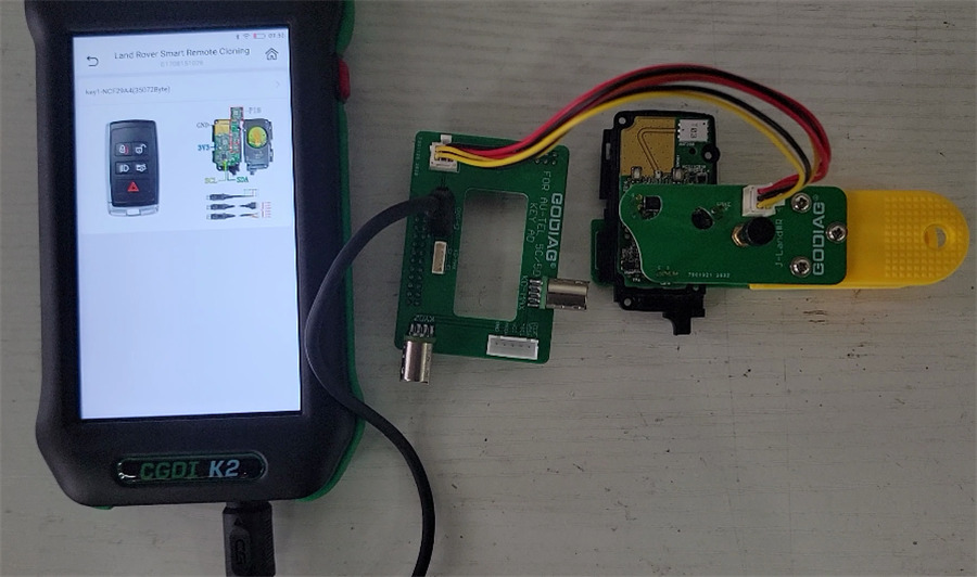 cgdi k2 with godiag adapter clone ncf29ax smart key 9