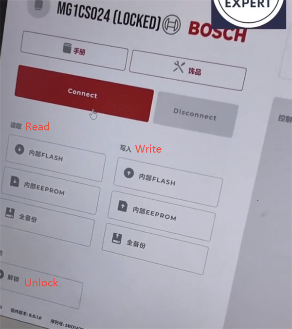 flex read write encrypted bosch md1 mg1 ecus 14