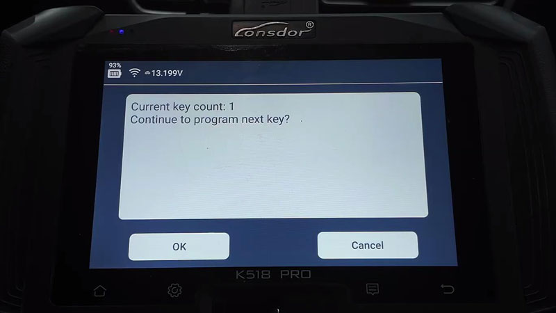 lonsdor k518 pro 2024 li auto l6 all keys lost guide 9