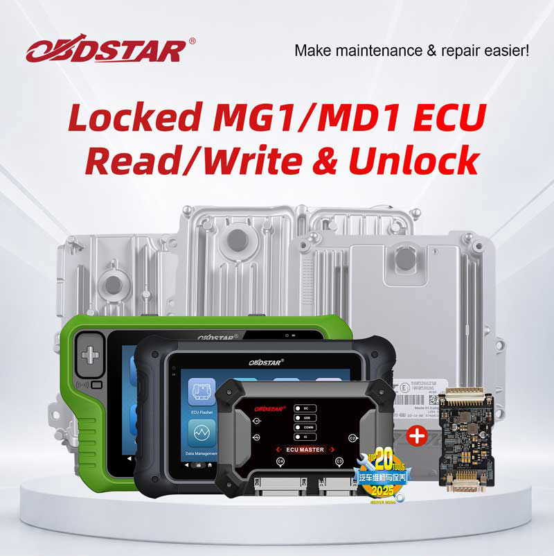 obdstar adds more bosch mg1 md1 locked ecu coverage