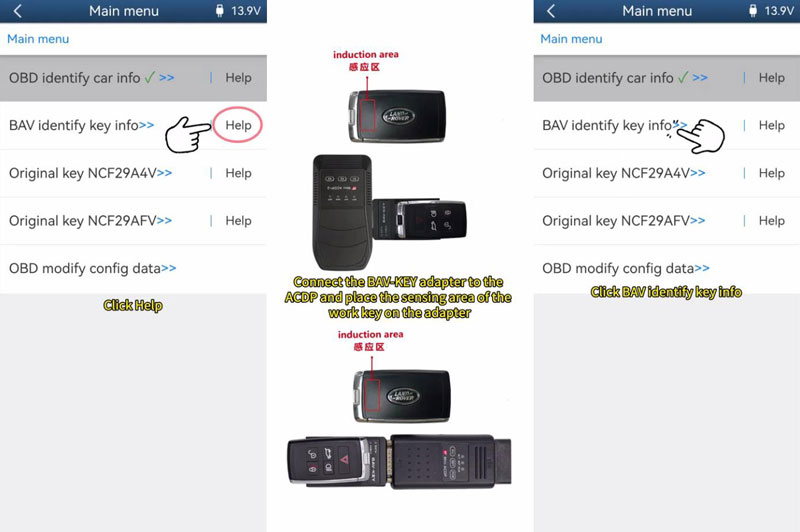 yanhua acdp module 47 duplicate 2018 jlr keys no rfa removal 3