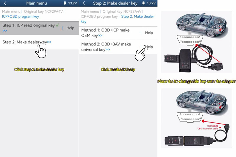 yanhua acdp module 47 duplicate 2018 jlr keys no rfa removal 7